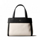 Bolso tote pequeño de lona de algodón