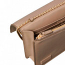 Cartera de cadena con monograma