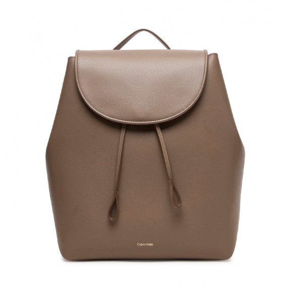 Mochila Grande con Solapa y Logo en Lámina Metálica  CALVIN KLEIN
