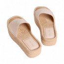 Ebeth - Sandalias de cuña tipo alpargatas