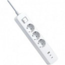 Regleta Enchufes XIAOMI 20W Power Strip con Interruptor 3 Schuco