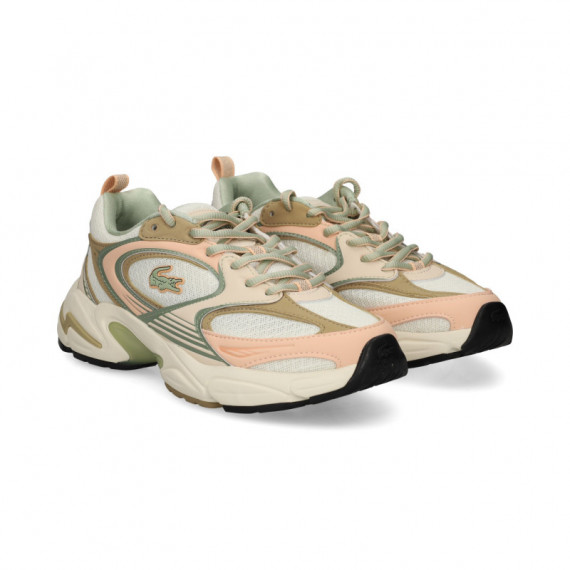 DEPORTIVO PIEL+NYLON MULTI BLANCO