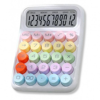 CALCULADORA SANDA TECLAS COLORES