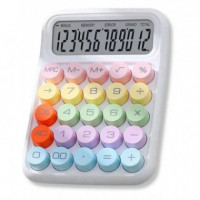CALCULADORA SANDA TECLAS COLORES
