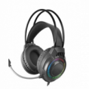 Auricular con Micro Mars Gaming FRGB Micrófono Flexible Control Volumen Multiplataforma Negro MH124