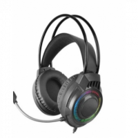 Auricular con Micro Mars Gaming FRGB Micrófono Flexible Control Volumen Multiplataforma Negro MH124