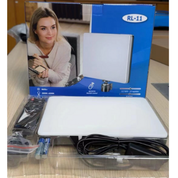 Panel de Luz 11" Profesional RA96+ 2800K-6500K Control Remoto RL-11
