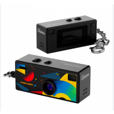 C&aacute;mara Mini Swiss+Go Compacta Digital Llavero 12MP Pantalla 0.96" 62x25x20mm Negro SWI400221