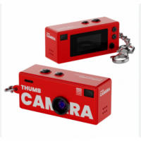 Cámara Mini Swiss+Go Compacta Digital Llavero 12MP Pantalla 0.96" 62x25x20mm Rojo SWI400222
