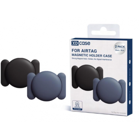 Funda Protectora Magnética de Silicona Antipérdida XDcase para AirTag de 2ª Gen/AirTag de 1ª Gen Pack de 2