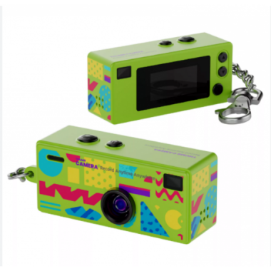 C&aacute;mara Mini Swiss+Go Compacta Digital Llavero 12MP Pantalla 0.96" 62x25x20mm Verde SWI400224