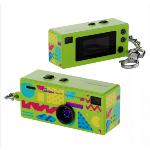 Cámara Mini Swiss+Go Compacta Digital Llavero 12MP Pantalla 0.96" 62x25x20mm Verde SWI400224