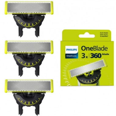 PHILIPS QP430/50 Recambios Cuchillas Oneblade 360 Pack 3 Unidades