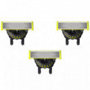 PHILIPS QP430/50 Recambios Cuchillas Oneblade 360 Pack 3 Unidades