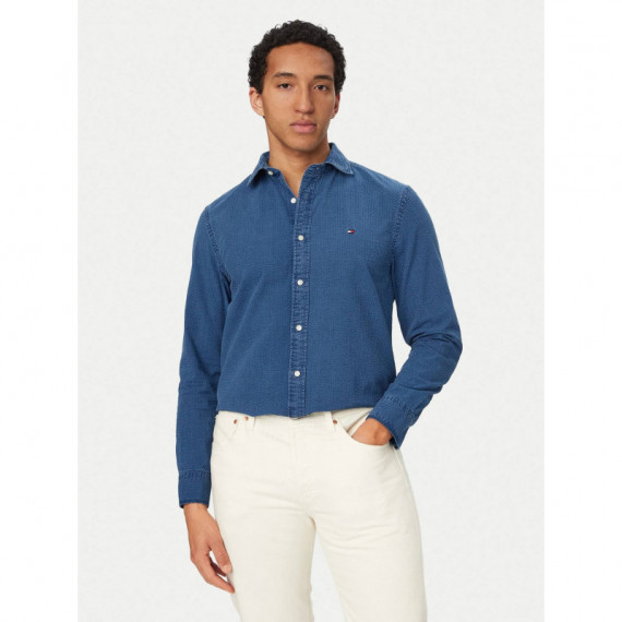 INDIGO SEERSUCKER SHIRT INDIGO