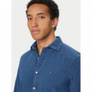INDIGO SEERSUCKER SHIRT INDIGO