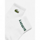 LCHN 6PK INFANT CROC QUARTER BLANC