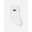 LCHN 6PK INFANT CROC QUARTER BLANC