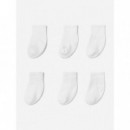 LCHN 6PK INFANT CROC QUARTER BLANC