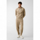 COCHISE FULL ZIP SWEAT 4G IMPRESSED BEIG