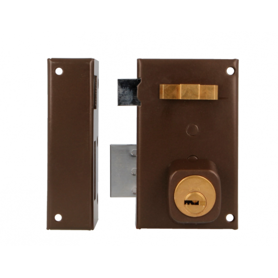 Cerradura 75-65 Marron Izquierda