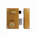 Cerradura 75-65 Esmaltado Oro Izquierda