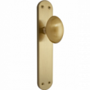 Placa Con Pomo Laton Mate Spp15