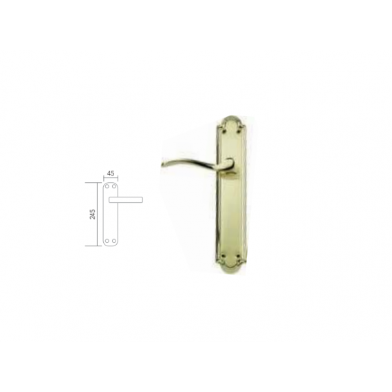Manilla Oro Con Placa Mod 2