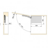 Compas Altius Lift Fuerza 560-1800 Blanco