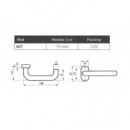 Manilla C/r.oval.mod.807 "u" Inox Mha