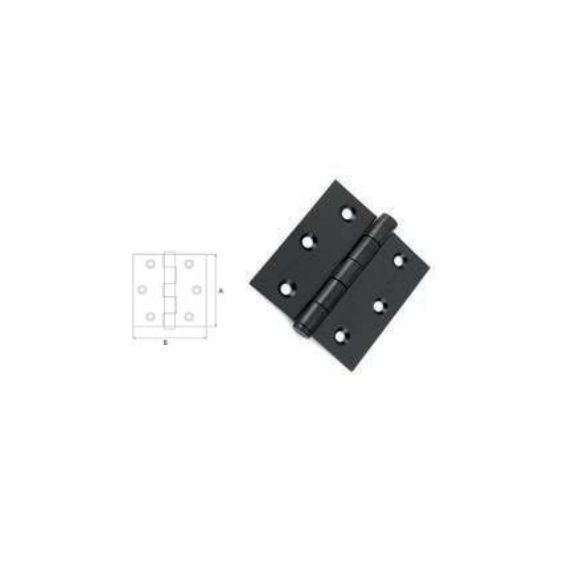Bisagra 4x4x3 Mm Inox Negra