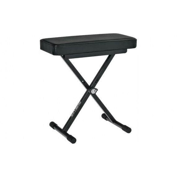 Banqueta Teclado Regulable Quik Lok Negra 480-580  QUIKLOK