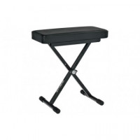 Banqueta Teclado Regulable Quik Lok Negra 480-580  QUIKLOK