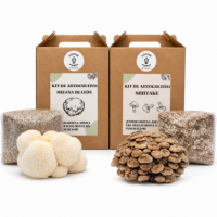 Pack Kit de Autocultivo | Melena de León + Shiitake | Coffee Fungi