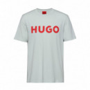Hugo Red Camiseta con logo estampado 50467556-331