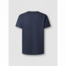Pepe Jeans Camiseta de manga corta de corte recto PM5010320-594