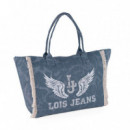 Bolso playa detalle flecos con alas ángel