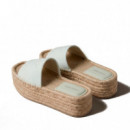 Ebeth - Chanclas de cuña tipo alpargatas