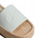Ebeth - Chanclas de cuña tipo alpargatas