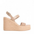 Elisabeth - Sandalias de cuña tipo alpargatas