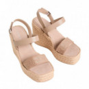 Elisabeth - Sandalias de cuña tipo alpargatas