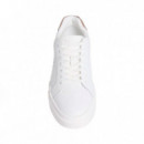 Zapatillas de piel con logo distintivo