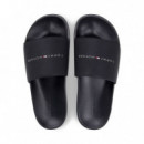 Chanclas texturizadas con logo