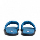 Chanclas con pala vaquera acolchada
