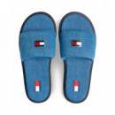 Chanclas con pala vaquera acolchada