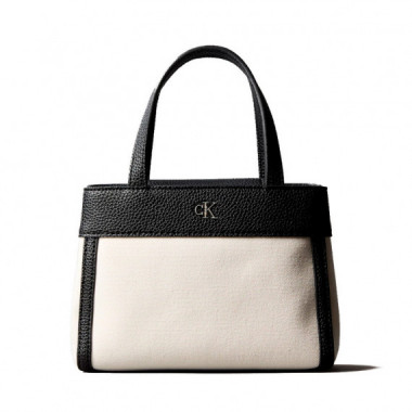 Bolso tote peque&ntilde;o de lona de algod&oacute;n