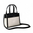 Bolso tote pequeño de lona de algodón