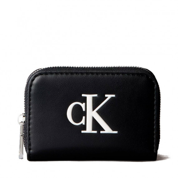 Cartera con cremallera y monograma