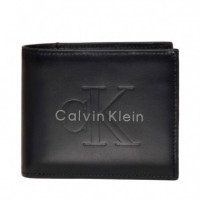 Billetera Plegada con Logo Grabado  CALVIN KLEIN JEANS