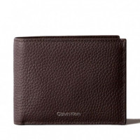 Cartera de Piel Granulada de Plegado Triple con Rfid  CALVIN KLEIN JEANS